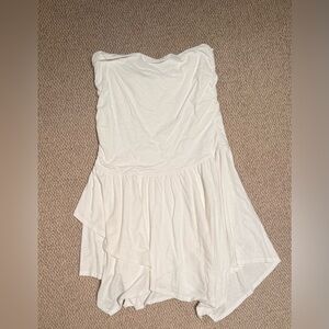 Aerie White Off-Shoulder Dress